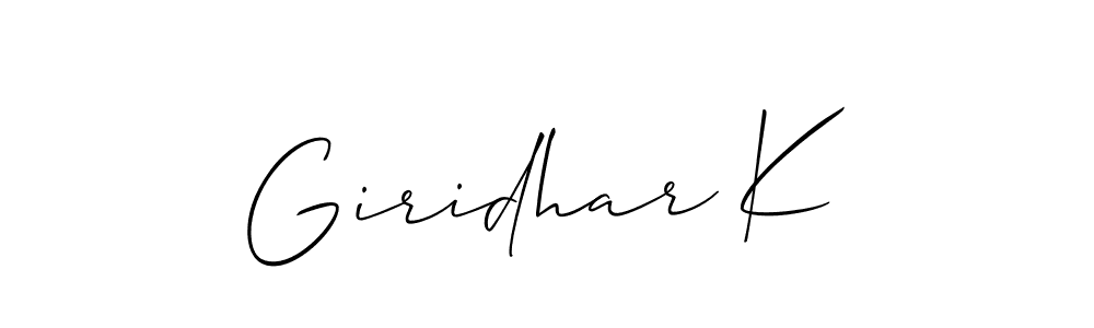 See photos of Giridhar K official signature by Spectra . Check more albums & portfolios. Read reviews & check more about Allison_Script font. Giridhar K signature style 2 images and pictures png