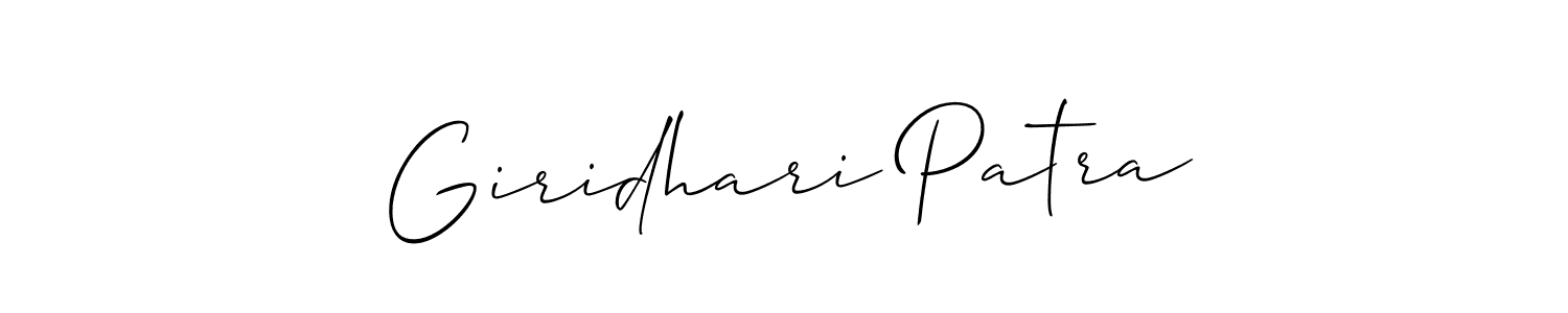 Giridhari Patra stylish signature style. Best Handwritten Sign (Allison_Script) for my name. Handwritten Signature Collection Ideas for my name Giridhari Patra. Giridhari Patra signature style 2 images and pictures png