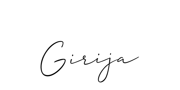 Also You can easily find your signature by using the search form. We will create Girija name handwritten signature images for you free of cost using Allison_Script sign style. Girija signature style 2 images and pictures png