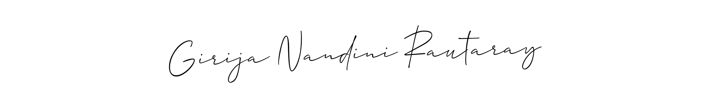 Check out images of Autograph of Girija Nandini Rautaray name. Actor Girija Nandini Rautaray Signature Style. Allison_Script is a professional sign style online. Girija Nandini Rautaray signature style 2 images and pictures png