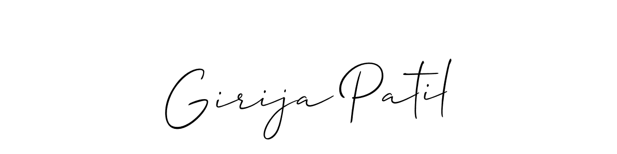 Once you've used our free online signature maker to create your best signature Allison_Script style, it's time to enjoy all of the benefits that Girija Patil name signing documents. Girija Patil signature style 2 images and pictures png