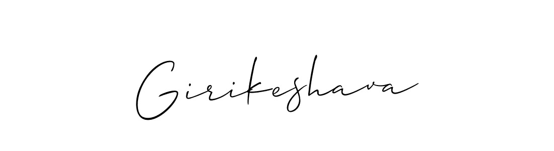 How to Draw Girikeshava signature style? Allison_Script is a latest design signature styles for name Girikeshava. Girikeshava signature style 2 images and pictures png