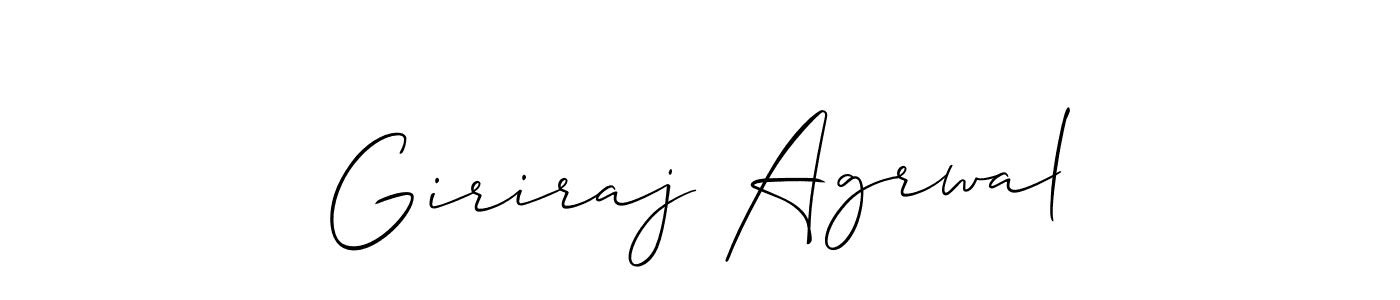 You can use this online signature creator to create a handwritten signature for the name Giriraj Agrwal. This is the best online autograph maker. Giriraj Agrwal signature style 2 images and pictures png