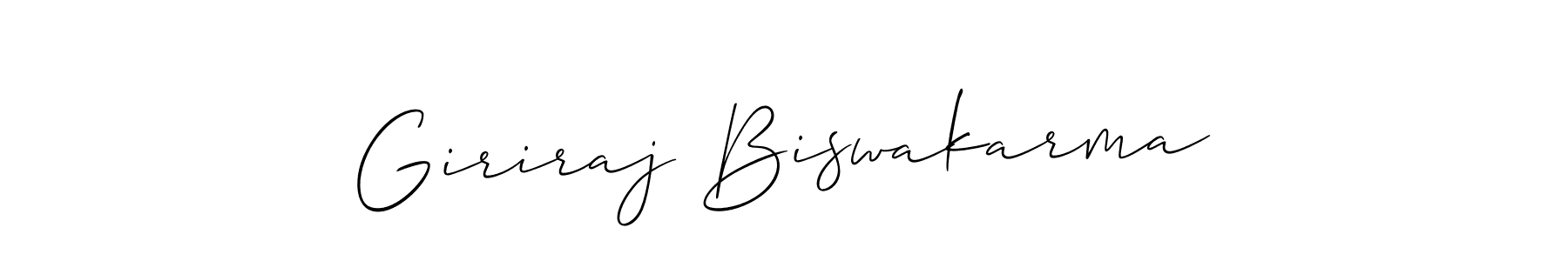 You can use this online signature creator to create a handwritten signature for the name Giriraj Biswakarma. This is the best online autograph maker. Giriraj Biswakarma signature style 2 images and pictures png