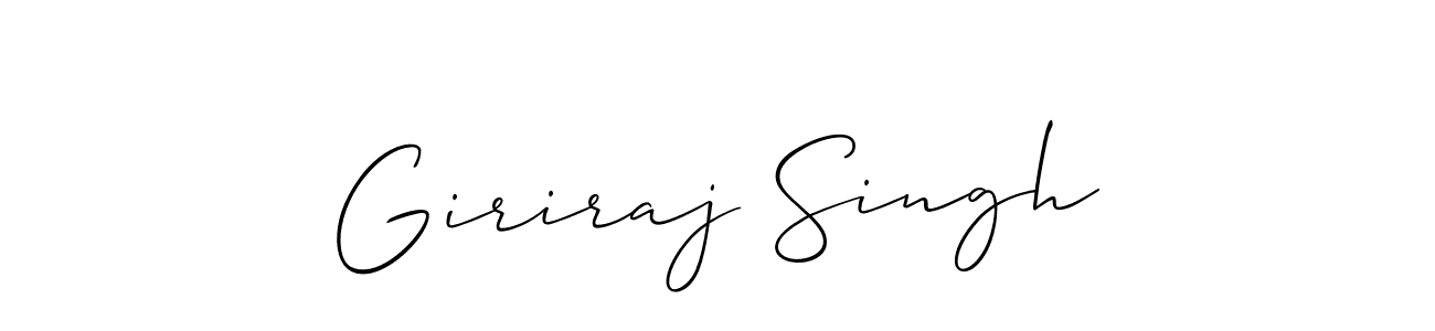 if you are searching for the best signature style for your name Giriraj Singh. so please give up your signature search. here we have designed multiple signature styles  using Allison_Script. Giriraj Singh signature style 2 images and pictures png