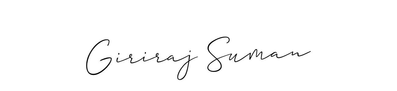 Make a beautiful signature design for name Giriraj Suman. Use this online signature maker to create a handwritten signature for free. Giriraj Suman signature style 2 images and pictures png