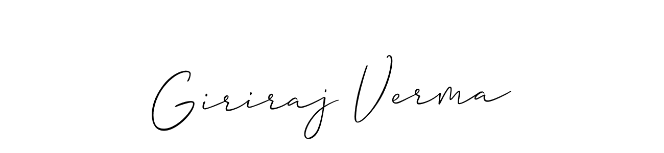 You can use this online signature creator to create a handwritten signature for the name Giriraj Verma. This is the best online autograph maker. Giriraj Verma signature style 2 images and pictures png