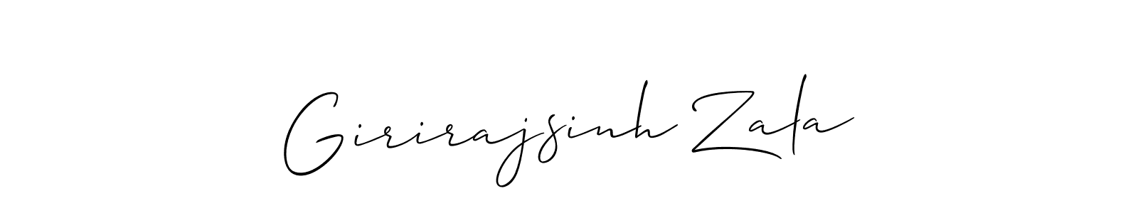 Best and Professional Signature Style for Girirajsinh Zala. Allison_Script Best Signature Style Collection. Girirajsinh Zala signature style 2 images and pictures png