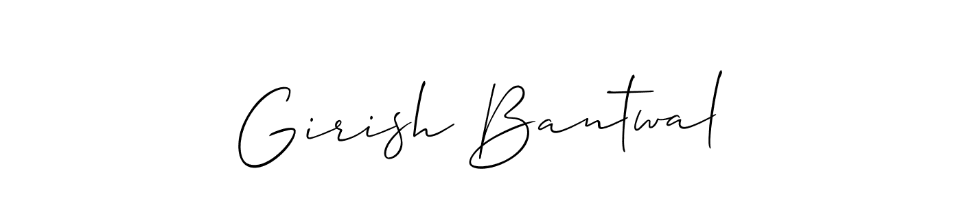 Here are the top 10 professional signature styles for the name Girish Bantwal. These are the best autograph styles you can use for your name. Girish Bantwal signature style 2 images and pictures png