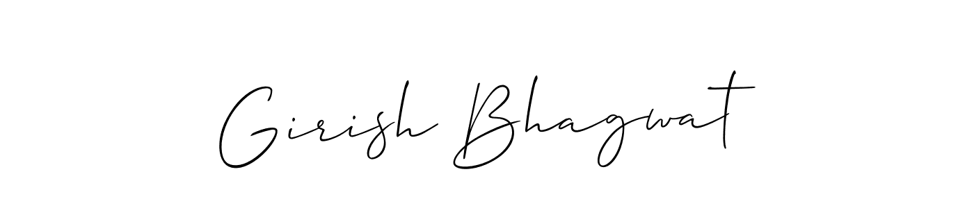 How to Draw Girish Bhagwat signature style? Allison_Script is a latest design signature styles for name Girish Bhagwat. Girish Bhagwat signature style 2 images and pictures png