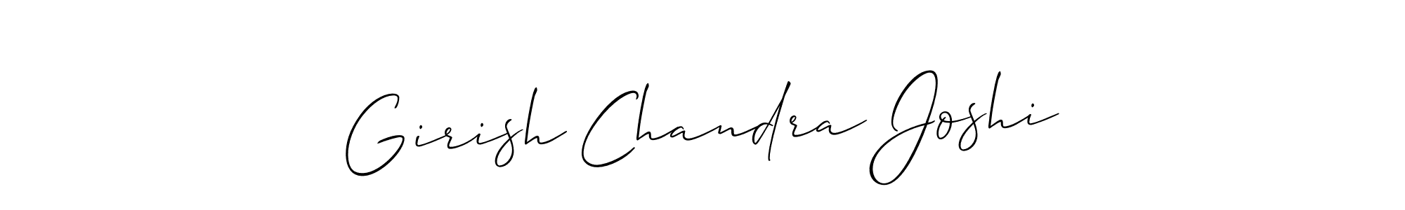 Once you've used our free online signature maker to create your best signature Allison_Script style, it's time to enjoy all of the benefits that Girish Chandra Joshi name signing documents. Girish Chandra Joshi signature style 2 images and pictures png