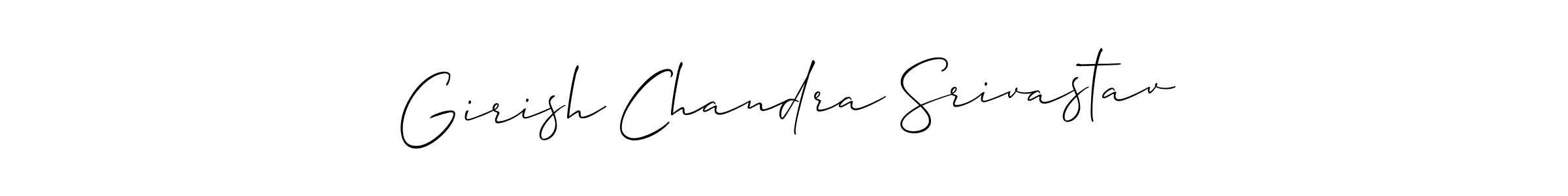 Girish Chandra Srivastav stylish signature style. Best Handwritten Sign (Allison_Script) for my name. Handwritten Signature Collection Ideas for my name Girish Chandra Srivastav. Girish Chandra Srivastav signature style 2 images and pictures png