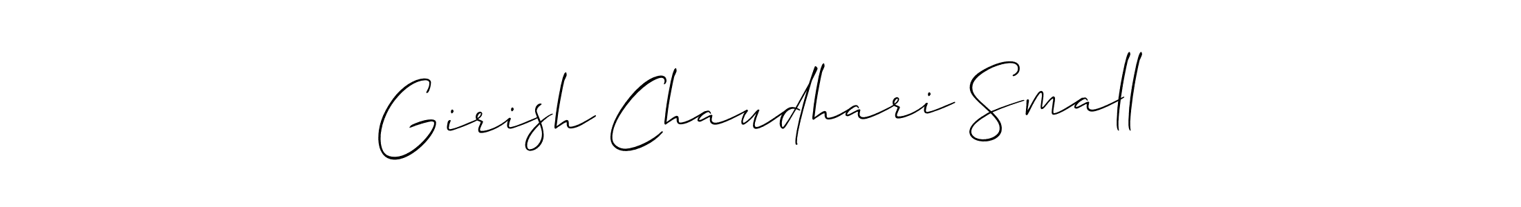 Best and Professional Signature Style for Girish Chaudhari Small. Allison_Script Best Signature Style Collection. Girish Chaudhari Small signature style 2 images and pictures png