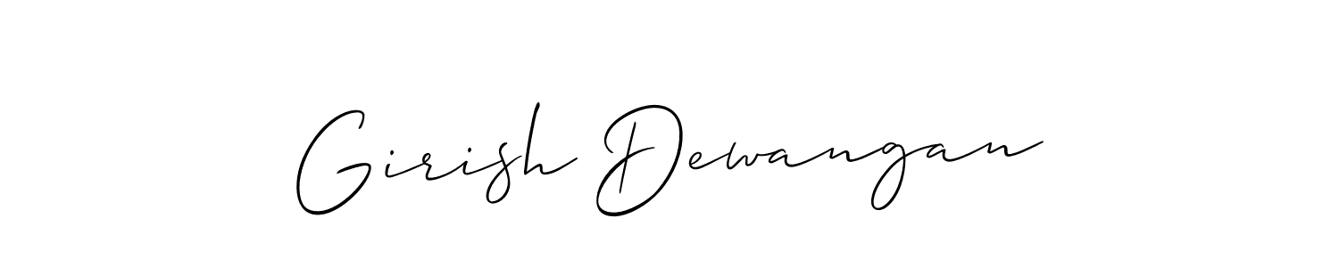 You can use this online signature creator to create a handwritten signature for the name Girish Dewangan. This is the best online autograph maker. Girish Dewangan signature style 2 images and pictures png