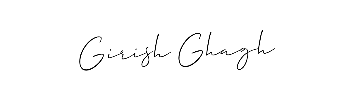 This is the best signature style for the Girish Ghagh name. Also you like these signature font (Allison_Script). Mix name signature. Girish Ghagh signature style 2 images and pictures png