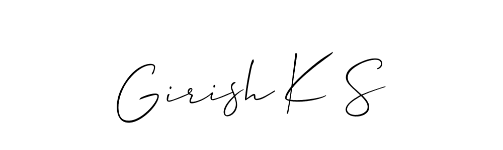 See photos of Girish K S official signature by Spectra . Check more albums & portfolios. Read reviews & check more about Allison_Script font. Girish K S signature style 2 images and pictures png