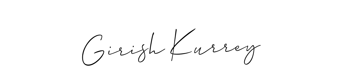 This is the best signature style for the Girish Kurrey name. Also you like these signature font (Allison_Script). Mix name signature. Girish Kurrey signature style 2 images and pictures png