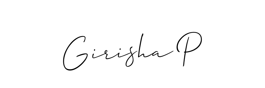 You can use this online signature creator to create a handwritten signature for the name Girisha P. This is the best online autograph maker. Girisha P signature style 2 images and pictures png
