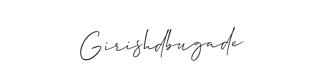 Best and Professional Signature Style for Girishdbugade. Allison_Script Best Signature Style Collection. Girishdbugade signature style 2 images and pictures png