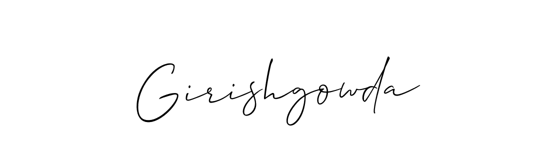 Best and Professional Signature Style for Girishgowda. Allison_Script Best Signature Style Collection. Girishgowda signature style 2 images and pictures png