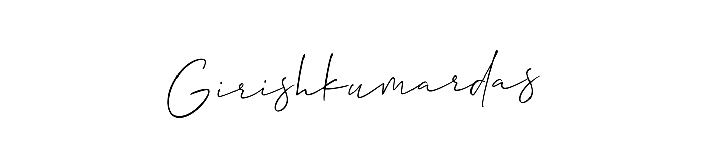 Best and Professional Signature Style for Girishkumardas. Allison_Script Best Signature Style Collection. Girishkumardas signature style 2 images and pictures png