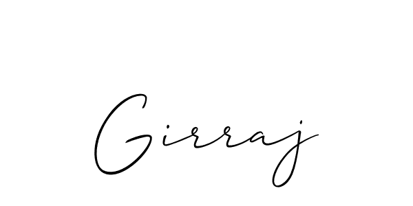 Best and Professional Signature Style for Girraj. Allison_Script Best Signature Style Collection. Girraj signature style 2 images and pictures png