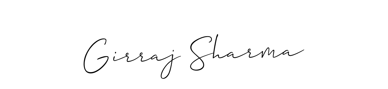 Once you've used our free online signature maker to create your best signature Allison_Script style, it's time to enjoy all of the benefits that Girraj Sharma name signing documents. Girraj Sharma signature style 2 images and pictures png