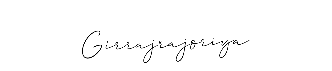 Also You can easily find your signature by using the search form. We will create Girrajrajoriya name handwritten signature images for you free of cost using Allison_Script sign style. Girrajrajoriya signature style 2 images and pictures png