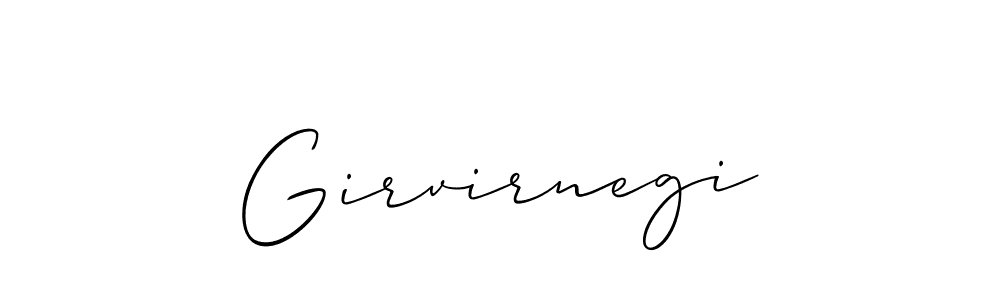 Make a short Girvirnegi signature style. Manage your documents anywhere anytime using Allison_Script. Create and add eSignatures, submit forms, share and send files easily. Girvirnegi signature style 2 images and pictures png