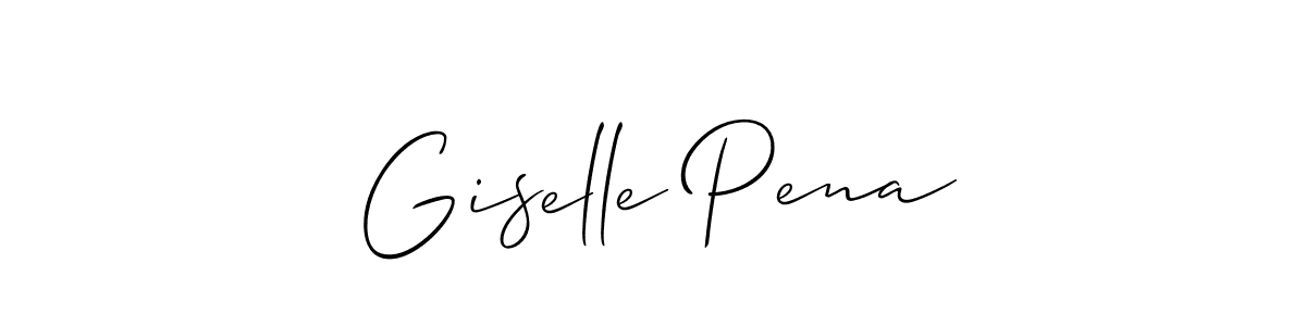Best and Professional Signature Style for Giselle Pena. Allison_Script Best Signature Style Collection. Giselle Pena signature style 2 images and pictures png