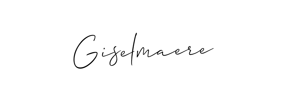 It looks lik you need a new signature style for name Giselmaere. Design unique handwritten (Allison_Script) signature with our free signature maker in just a few clicks. Giselmaere signature style 2 images and pictures png