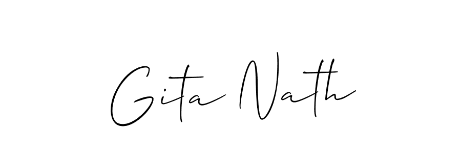 Here are the top 10 professional signature styles for the name Gita Nath. These are the best autograph styles you can use for your name. Gita Nath signature style 2 images and pictures png