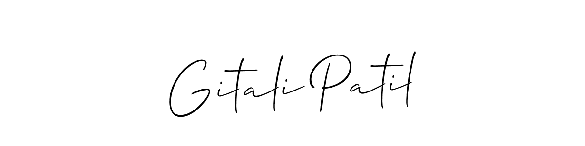 Check out images of Autograph of Gitali Patil name. Actor Gitali Patil Signature Style. Allison_Script is a professional sign style online. Gitali Patil signature style 2 images and pictures png