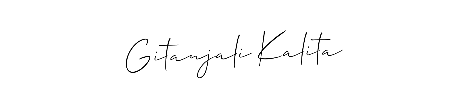 How to Draw Gitanjali Kalita signature style? Allison_Script is a latest design signature styles for name Gitanjali Kalita. Gitanjali Kalita signature style 2 images and pictures png