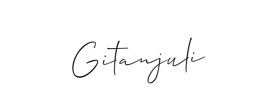 This is the best signature style for the Gitanjuli name. Also you like these signature font (Allison_Script). Mix name signature. Gitanjuli signature style 2 images and pictures png
