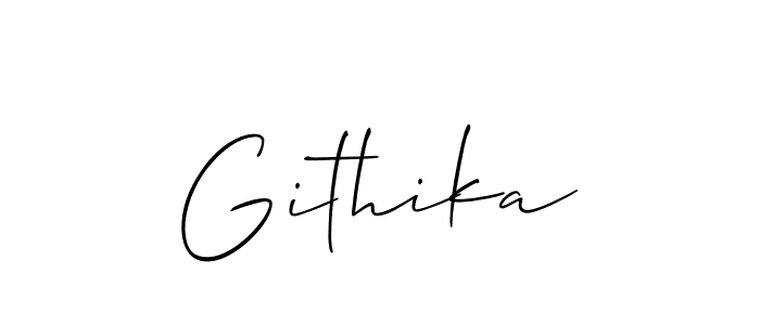 How to Draw Githika signature style? Allison_Script is a latest design signature styles for name Githika. Githika signature style 2 images and pictures png