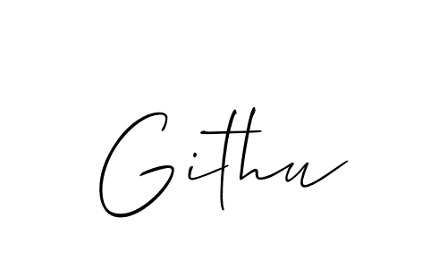 Allison_Script is a professional signature style that is perfect for those who want to add a touch of class to their signature. It is also a great choice for those who want to make their signature more unique. Get Githu name to fancy signature for free. Githu signature style 2 images and pictures png