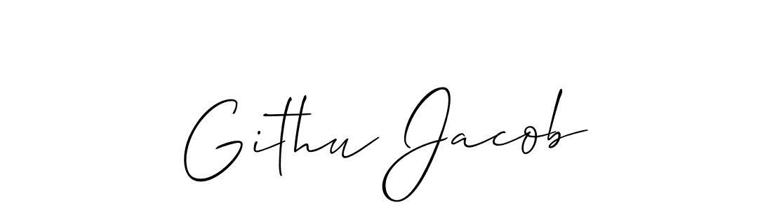 Best and Professional Signature Style for Githu Jacob. Allison_Script Best Signature Style Collection. Githu Jacob signature style 2 images and pictures png