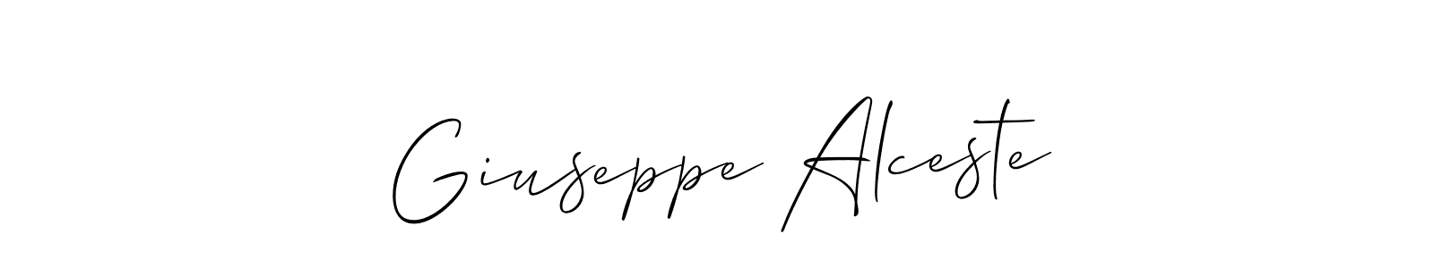 Best and Professional Signature Style for Giuseppe Alceste. Allison_Script Best Signature Style Collection. Giuseppe Alceste signature style 2 images and pictures png