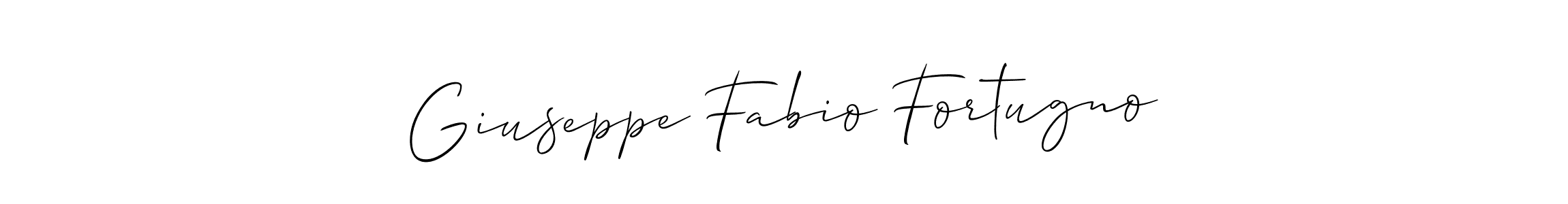 Best and Professional Signature Style for Giuseppe Fabio Fortugno. Allison_Script Best Signature Style Collection. Giuseppe Fabio Fortugno signature style 2 images and pictures png