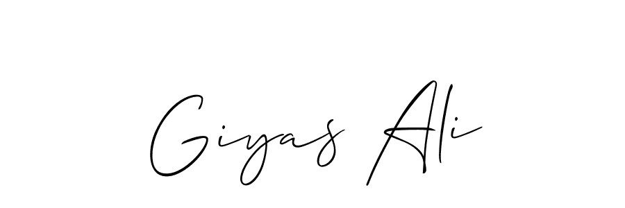Once you've used our free online signature maker to create your best signature Allison_Script style, it's time to enjoy all of the benefits that Giyas Ali name signing documents. Giyas Ali signature style 2 images and pictures png