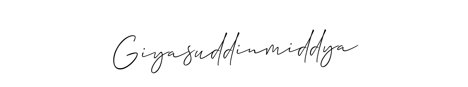 Here are the top 10 professional signature styles for the name Giyasuddinmiddya. These are the best autograph styles you can use for your name. Giyasuddinmiddya signature style 2 images and pictures png