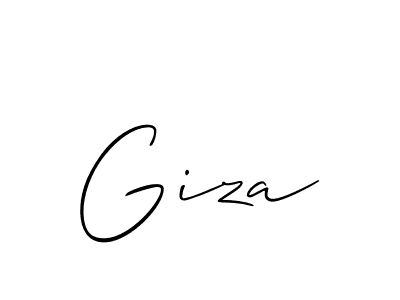 Similarly Allison_Script is the best handwritten signature design. Signature creator online .You can use it as an online autograph creator for name Giza. Giza signature style 2 images and pictures png