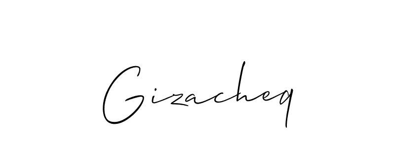 Check out images of Autograph of Gizacheq name. Actor Gizacheq Signature Style. Allison_Script is a professional sign style online. Gizacheq signature style 2 images and pictures png