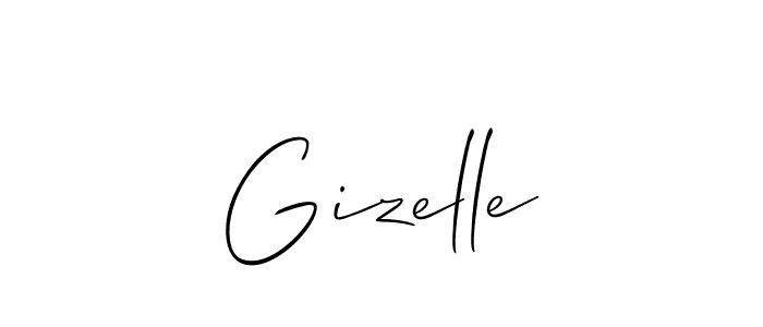 Gizelle stylish signature style. Best Handwritten Sign (Allison_Script) for my name. Handwritten Signature Collection Ideas for my name Gizelle. Gizelle signature style 2 images and pictures png