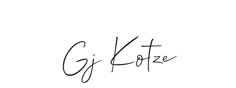 You can use this online signature creator to create a handwritten signature for the name Gj Kotze. This is the best online autograph maker. Gj Kotze signature style 2 images and pictures png