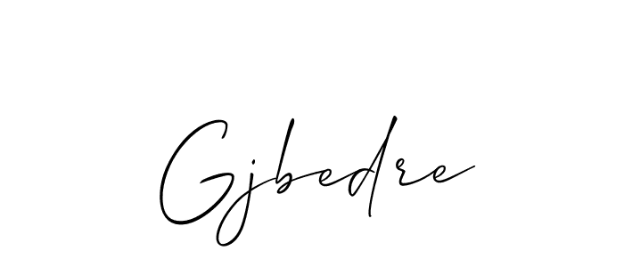 if you are searching for the best signature style for your name Gjbedre. so please give up your signature search. here we have designed multiple signature styles  using Allison_Script. Gjbedre signature style 2 images and pictures png