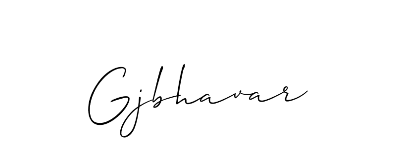 It looks lik you need a new signature style for name Gjbhavar. Design unique handwritten (Allison_Script) signature with our free signature maker in just a few clicks. Gjbhavar signature style 2 images and pictures png