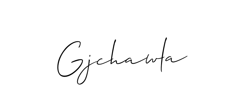 if you are searching for the best signature style for your name Gjchawla. so please give up your signature search. here we have designed multiple signature styles  using Allison_Script. Gjchawla signature style 2 images and pictures png
