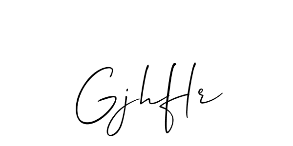 How to make Gjhflr name signature. Use Allison_Script style for creating short signs online. This is the latest handwritten sign. Gjhflr signature style 2 images and pictures png